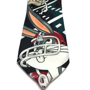 Bugs Bunny and Taz Football Tie P0021
